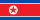 Bandera de Corea del Norte