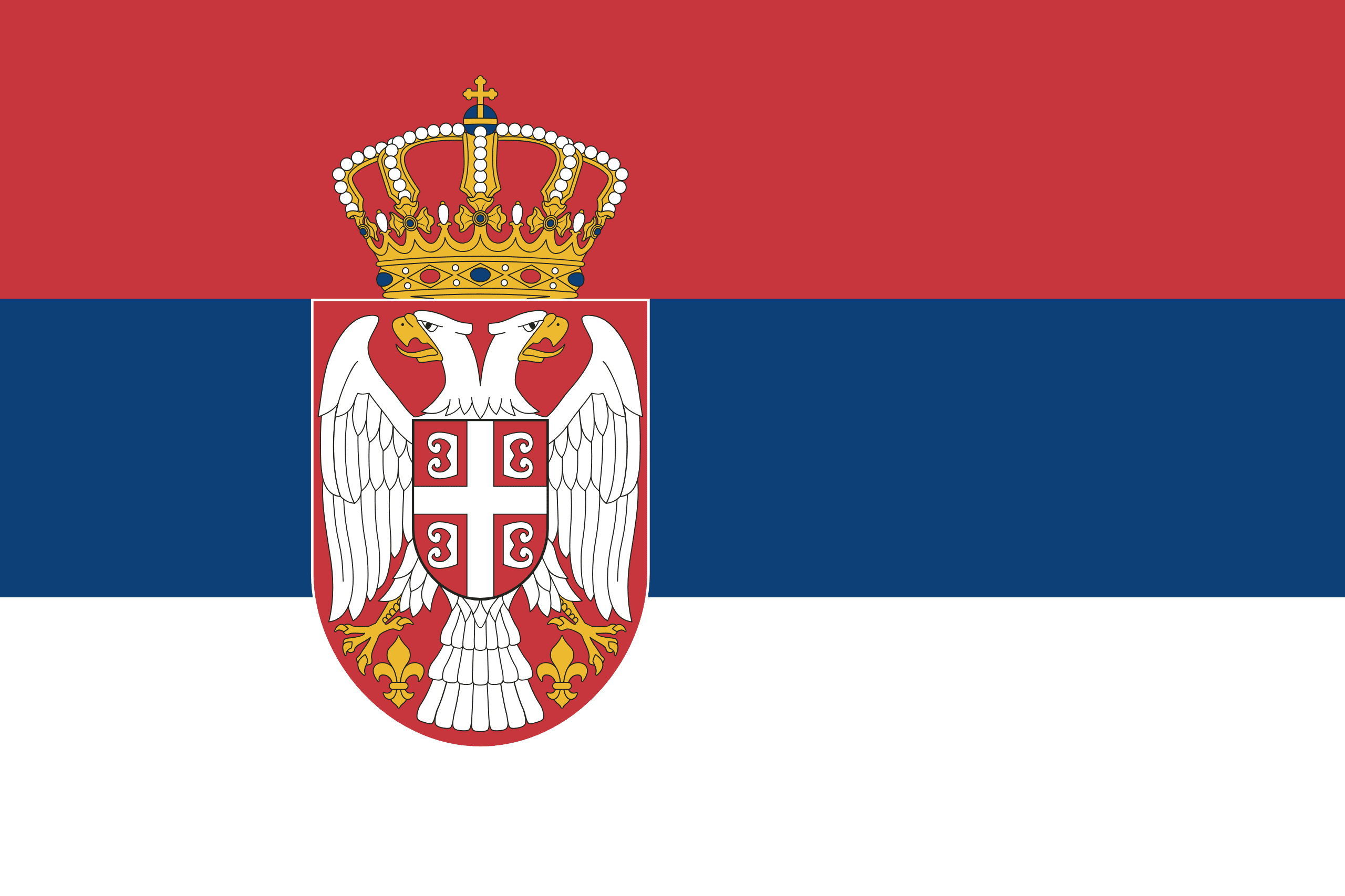 Resultado de imagen para bandera de serbia
