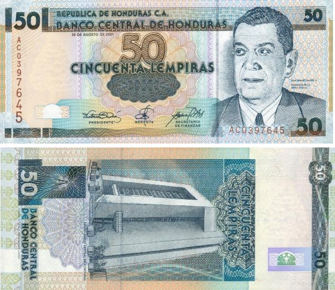 Lempira - moneda – Banderas del mundo