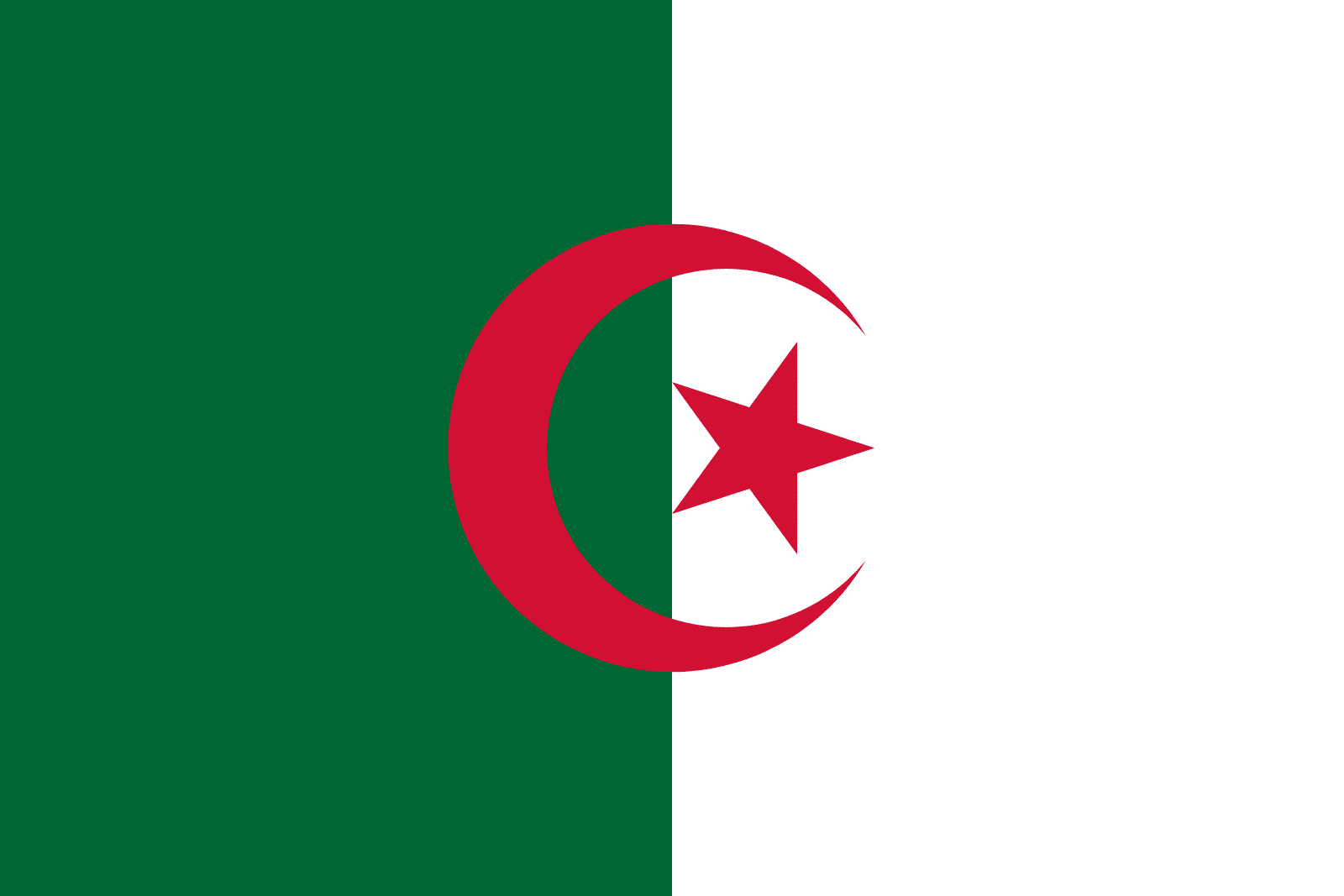 Resultado de imagen para argelia bandera