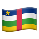 República Centroafricana Apple Emoji
