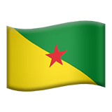 Guayana Francesa Apple Emoji