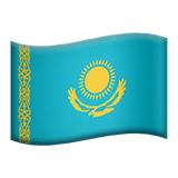 Kazajistán Apple Emoji