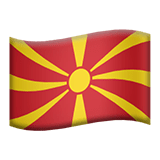 Macedonia del Norte Apple Emoji