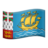 San Pedro y Miquelón Apple Emoji
