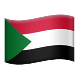 Sudán Apple Emoji
