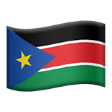 Sudán del Sur Apple Emoji