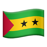 Santo Tomé y Príncipe Apple Emoji