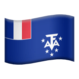 Tierras Australes y Antárticas Francesas Apple Emoji