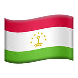 Tayikistán Apple Emoji