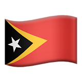 Timor Oriental Apple Emoji