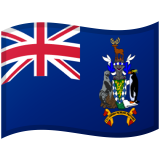 Islas Georgias del Sur y Sándwich del Sur Android/Google Emoji