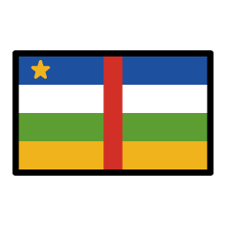 República Centroafricana OpenMoji Emoji