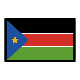 Sudán del Sur OpenMoji Emoji
