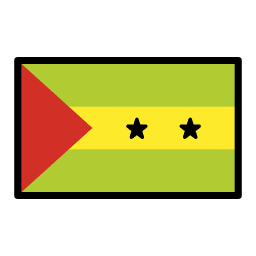 Santo Tomé y Príncipe OpenMoji Emoji