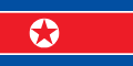 Bandera de Corea del Norte