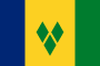 Bandera de San Vicente y las Granadinas