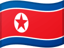 Bandera de Corea del Norte