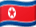 Bandera de Corea del Norte