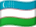 Bandera de Uzbekistán