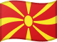 Bandera de Macedonia del Norte