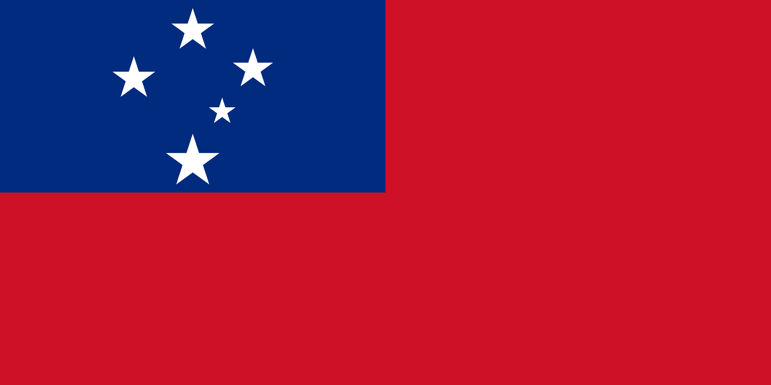 Resultat d'imatges de bandera de samoa