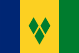 Bandera de San Vicente y las Granadinas