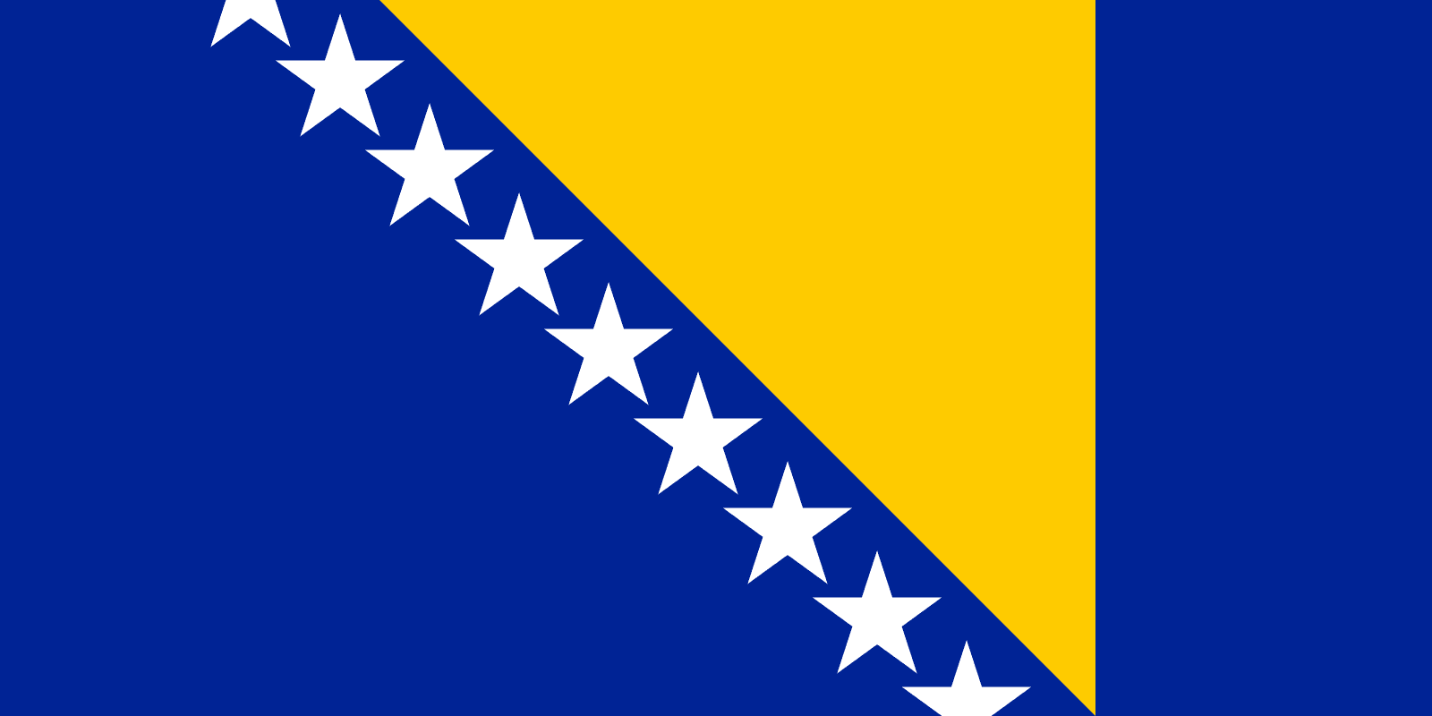Resultado de imagen de bandera bosnio