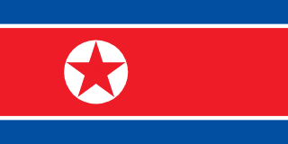 Bandera de Corea del Norte