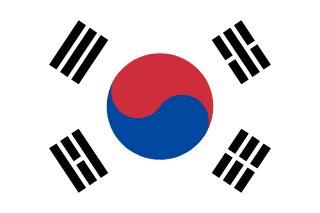 Bandera de Corea del Sur