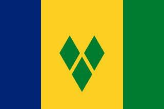 Bandera de San Vicente y las Granadinas