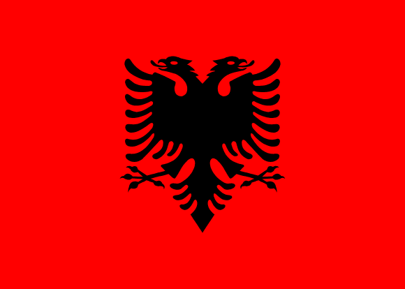 Bandera de Albania