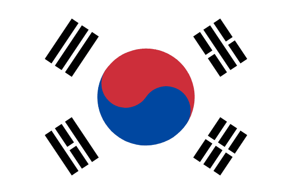 Bandera de Corea del Sur