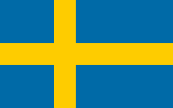 Resultado de imagen de bandera sueco