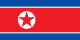 Bandera de Corea del Norte