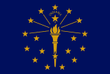 Bandera de Indiana