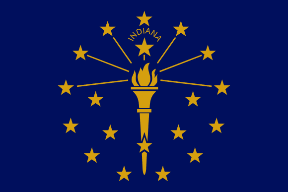 Bandera de Indiana