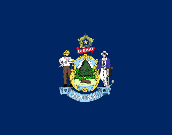 Bandera de Maine